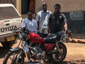 The_motorbike_at_Kibogoizi_Dispensary